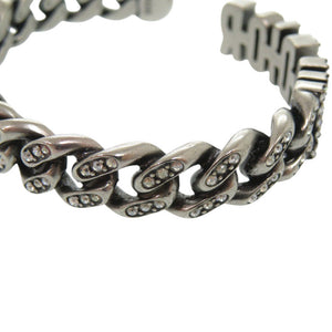 新品同様 クリスチャンディオール J'ADIOR ジャディオール メタル ラインストーン シルバー ブレスレット 1366【中古】Christian Dior