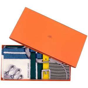 新品同様 エルメス カレジェアン カレ140 MORS A JOUETS 馬銜 カシミヤ シルク ブラック スカーフ1378【中古】HERMES