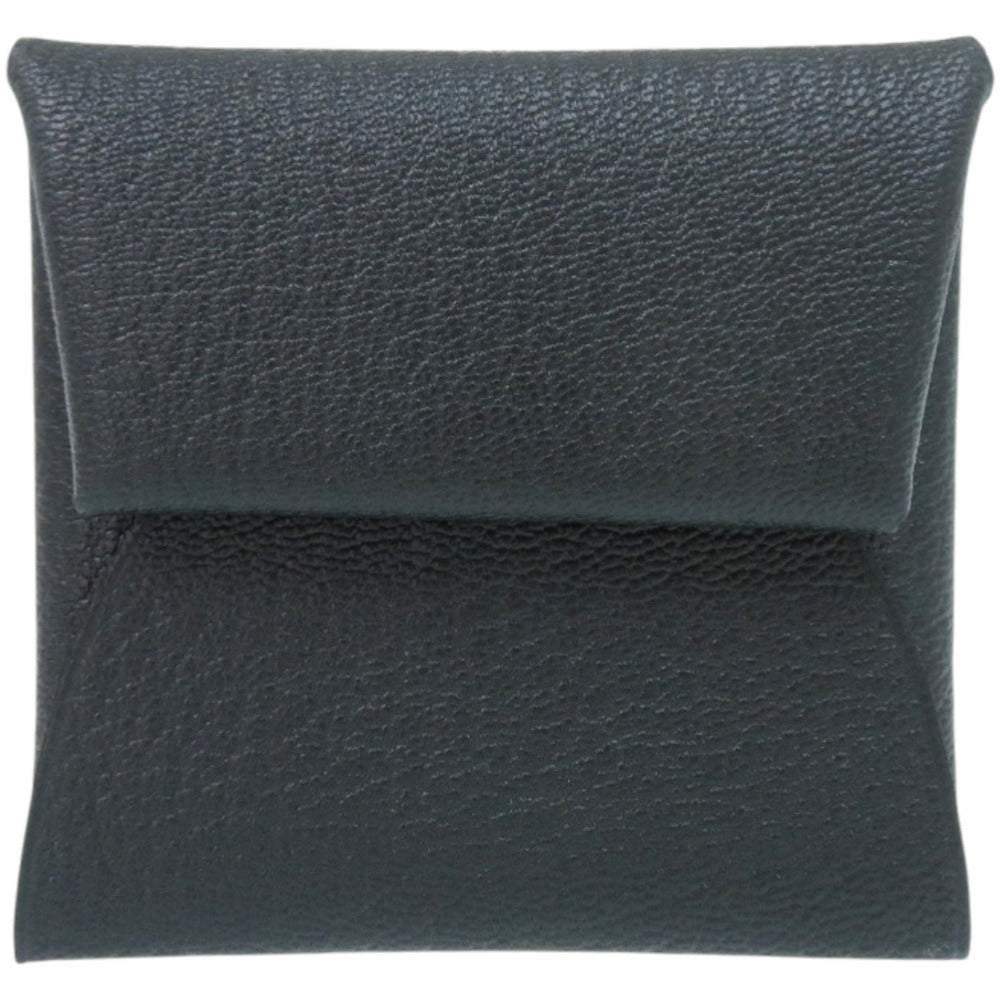 新品同様 エルメス バスティア ヴェルソ シェーブル ブルーオーシャン W刻印(2024年製) コインケース 財布 1387 【中古】 HERMES