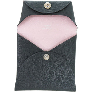 新品同様 エルメス バスティア ヴェルソ シェーブル ブルーオーシャン W刻印(2024年製) コインケース 財布 1387 【中古】 HERMES