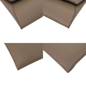 未使用 エルメス バスティア シェーブル エトゥープ W刻印(2024年製) コインケース 財布 1388 【中古】 HERMES