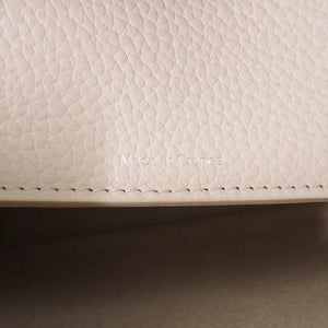 未使用 デルボー クールボックスMM AA0662AQY085YPA レザー セサミ ハンドバッグ 白 1392【中古】DELVAUX