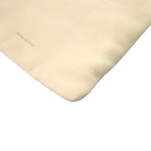 美品 ザ ロウ バース フォン ケース レザー アイボリー 白 ショルダーバッグ 1398【中古】THE ROW