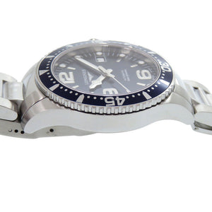 未使用 ロンジン ハイドロコンクエスト L3.741.4.96.6 SS ブルー 青文字盤 自動巻き 腕時計 1401【中古】LONGINES