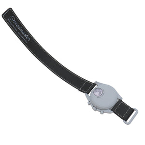 未使用 オメガ × スウォッチ スピードマスター ミッショントゥザ アースフェイズ ムーンフェイズ SO33M700 クオーツ腕時計 ナイロン/バイオセラミック グレー 1405【中古】OMEGA メンズ