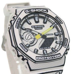 未使用 カシオ G-SHOCK MANGA THEME シリーズ GA-2100MNG-7AJR ホワイト 白文字盤 樹脂系 カーボン クオーツ 腕時計 1406【中古】CASIO