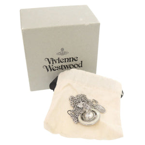 未使用 ヴィヴィアンウエストウッド オーブ メタル フェイクパール シルバー ネックレス 1438【中古】Vivienne Westwood