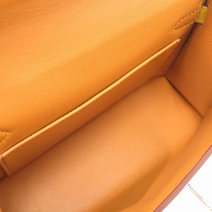 未使用 エルメス ミニケリードゥ シェーブル ジョーヌアンブル キャメル シルバー金具 K刻印(2025年製) 2WAY ハンドバッグ 1452 【中古】 HERMES ミニケリー2