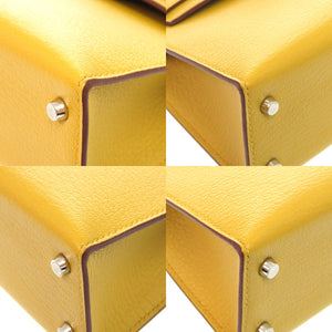 未使用 エルメス ミニケリードゥ シェーブル ジョーヌアンブル キャメル シルバー金具 K刻印(2025年製) 2WAY ハンドバッグ 1452 【中古】 HERMES ミニケリー2