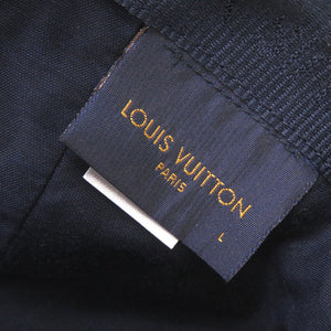 美品 ルイ ヴィトン キャップ モノグラム エッセンシャル サイズL M77590 コットン ブルー 帽子 キャップ LV 1459【中古】LOUIS VUITTON メンズ
