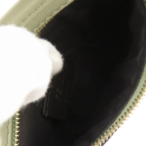 新品同様 フェンディ フォンポーチ 7AS131 レザー グリーン ショルダーバッグ 緑 1461【中古】FENDI