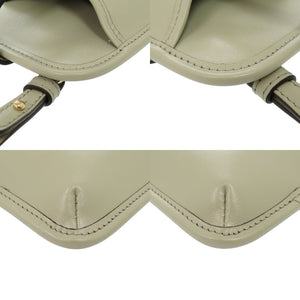 新品同様 フェンディ フォンポーチ 7AS131 レザー グリーン ショルダーバッグ 緑 1461【中古】FENDI