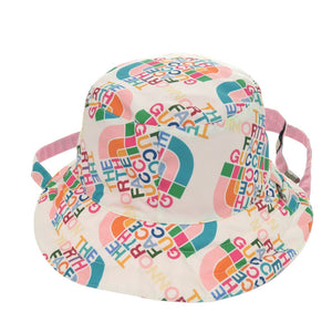 新品同様 グッチ バケットハット GUCCI×THE NORTH FACE グッチ×ザノースフェイス コラボ ナイロン ホワイト 帽子 1472【中古】GUCCI