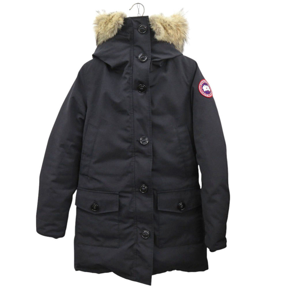 美品 カナダグース Bronte Parka ブロンテ パーカ 2603JL ダウン ポリエステル ネイビー ダウンジャケット 1474【中古】CANADA GOOSE