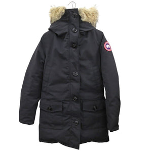 美品 カナダグース Bronte Parka ブロンテ パーカ 2603JL ダウン ポリエステル ネイビー ダウンジャケット 1474【中古】CANADA GOOSE
