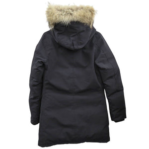 美品 カナダグース Bronte Parka ブロンテ パーカ 2603JL ダウン ポリエステル ネイビー ダウンジャケット 1474【中古】CANADA GOOSE