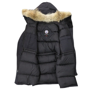 美品 カナダグース Bronte Parka ブロンテ パーカ 2603JL ダウン ポリエステル ネイビー ダウンジャケット 1474【中古】CANADA GOOSE