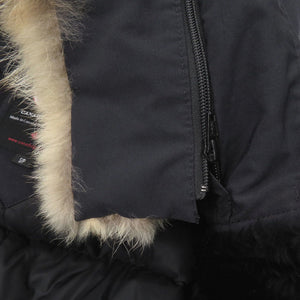 美品 カナダグース Bronte Parka ブロンテ パーカ 2603JL ダウン ポリエステル ネイビー ダウンジャケット 1474【中古】CANADA GOOSE