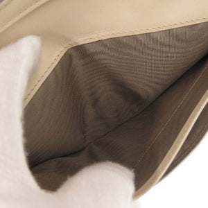 未使用品 メゾン マルジェラ 4ステッチ SA1UI0021 レザー ベージュ 二つ折り財布 1483【中古】Maison Margiela