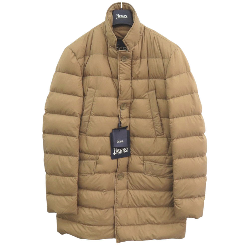 未使用品 ヘルノ IL CAPPOTTO HERNO LEGEND PI007ULE サイズ50 ナイロン ダウン キャメル ダウンジャケット ダウンコート 1491【中古】Herno メンズ