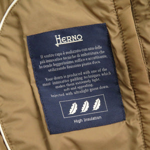 未使用品 ヘルノ IL CAPPOTTO HERNO LEGEND PI007ULE サイズ50 ナイロン ダウン キャメル ダウンジャケット ダウンコート 1491【中古】Herno メンズ