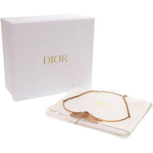 新品同様 ディオール Herbarium ハーバリウム トンボ メタル レジン ピンクゴールド クリア ネックレス 1506【中古】Dior