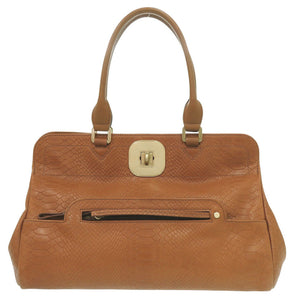 美品 ロンシャン ギャビー レザー ブラウン トートバッグ 1526【中古】Longchamp