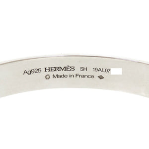 美品 エルメス コリエドシアン PM サイズSH シルバー925 バングル ブレスレット 1566【中古】HERMES