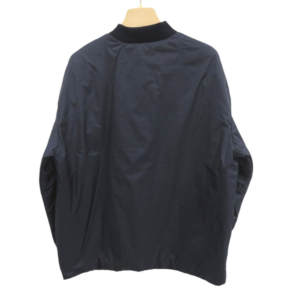 美品 マックスマーラ The Cube ザ キューブ 24194810446 サイズ38 ポリエステル ネイビー ブルゾン 1581【中古】MAX MARA