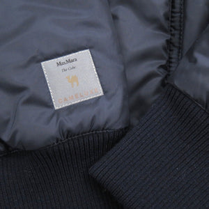 美品 マックスマーラ The Cube ザ キューブ 24194810446 サイズ38 ポリエステル ネイビー ブルゾン 1581【中古】MAX MARA
