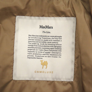 美品 マックスマーラ The Cube ザ キューブ 24194810446 サイズ38 ポリエステル ネイビー ブルゾン 1581【中古】MAX MARA