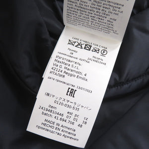 美品 マックスマーラ The Cube ザ キューブ 24194810446 サイズ38 ポリエステル ネイビー ブルゾン 1581【中古】MAX MARA