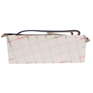 美品 メゾン マルジェラ スナッチトスモール シルバーチェーン カーフレザー ホワイト ショルダーバッグ AE5E【中古】Maison Margiela