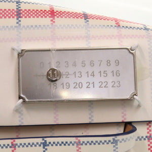 美品 メゾン マルジェラ スナッチトスモール シルバーチェーン カーフレザー ホワイト ショルダーバッグ AE5E【中古】Maison Margiela