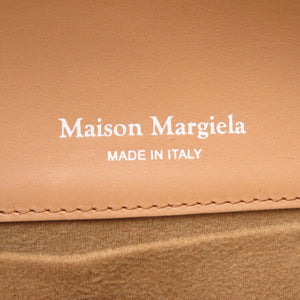 美品 メゾン マルジェラ スナッチトスモール シルバーチェーン カーフレザー ホワイト ショルダーバッグ AE5E【中古】Maison Margiela