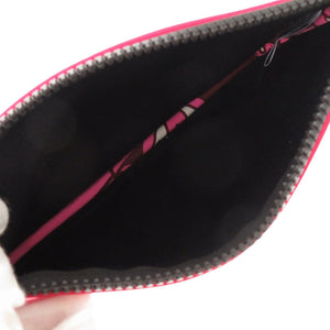 未使用品 エルメス ネオバンPMポリアミド エラスタン ルージュカザック ポーチ バッグ 赤 ZEE5【中古】HERMES