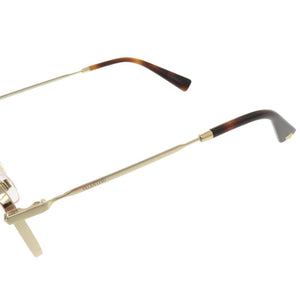 新品同様 ヴァレンティノ VA1010 メタル ゴールド メガネ 眼鏡 0030【中古】VALENTINO