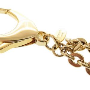 美品 ルイ ヴィトン M66980 メタル ブラウン ゴールド バッグチャーム キーホルダー LV 0071【中古】LOUIS VUITTON