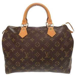 ルイ ヴィトン スピーディ30 モノグラム M41526 ブラウン ハンドバッグ LV 0155【中古】LOUIS VUITTON