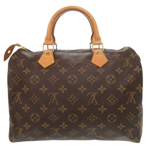 ルイ ヴィトン スピーディ30 モノグラム M41526 ブラウン ハンドバッグ LV 0155【中古】LOUIS VUITTON