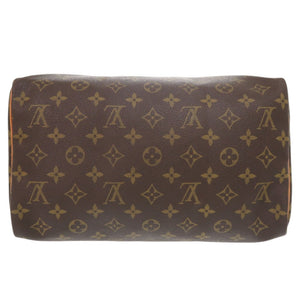ルイ ヴィトン スピーディ30 モノグラム M41526 ブラウン ハンドバッグ LV 0155【中古】LOUIS VUITTON