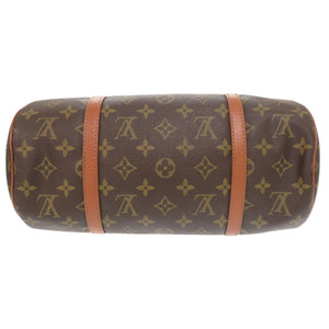 ルイ ヴィトン パピヨン30 ポーチ付 モノグラム M51365 ブラウン ハンドバッグ LV 0157【中古】LOUIS VUITTON