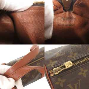 ルイ ヴィトン パピヨン30 ポーチ付 モノグラム M51365 ブラウン ハンドバッグ LV 0157【中古】LOUIS VUITTON