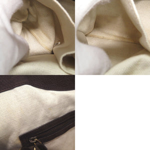 美品 グッチ 296877 ヌバックレザー ブラウン トートバッグ ハンドバッグ 0256【中古】GUCCI
