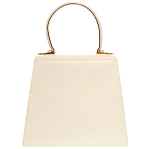 美品 サルヴァトーレフェラガモ ガンチーニ O212193 レザー ホワイト 白 2WAY ハンドバッグ 0278【中古】Salvatore Ferragamo