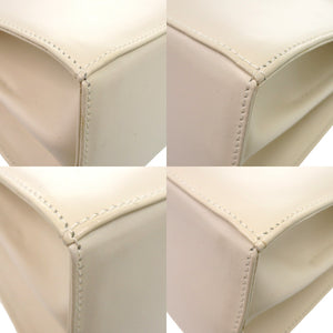 美品 サルヴァトーレフェラガモ ガンチーニ O212193 レザー ホワイト 白 2WAY ハンドバッグ 0278【中古】Salvatore Ferragamo