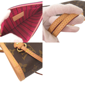 美品 ルイ ヴィトン ネヴァーフルPM モノグラム M41001 フューシャ トートバッグ LV 0290【中古】LOUIS VUITTON