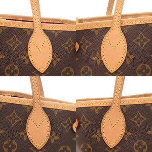 美品 ルイ ヴィトン ネヴァーフルPM モノグラム M41001 フューシャ トートバッグ LV 0290【中古】LOUIS VUITTON