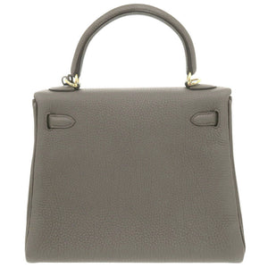 新品同様 エルメス ケリー25 内縫い トゴ エタン ゴールド金具 Y刻印(2020年製) ハンドバッグ 0340【中古】HERMES