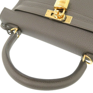 新品同様 エルメス ケリー25 内縫い トゴ エタン ゴールド金具 Y刻印(2020年製) ハンドバッグ 0340【中古】HERMES